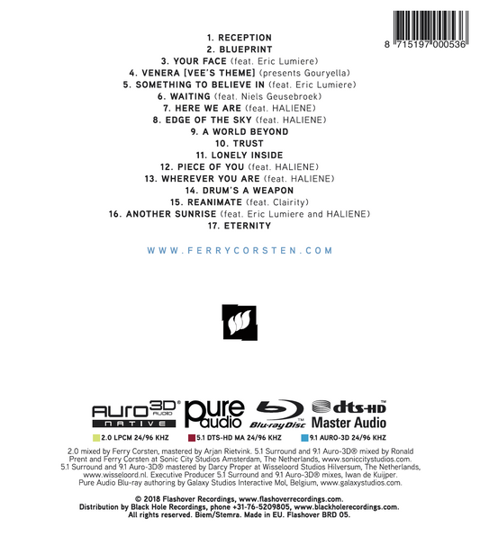 Ferry Corsten - Blueprint Pure Audio Blu-ray