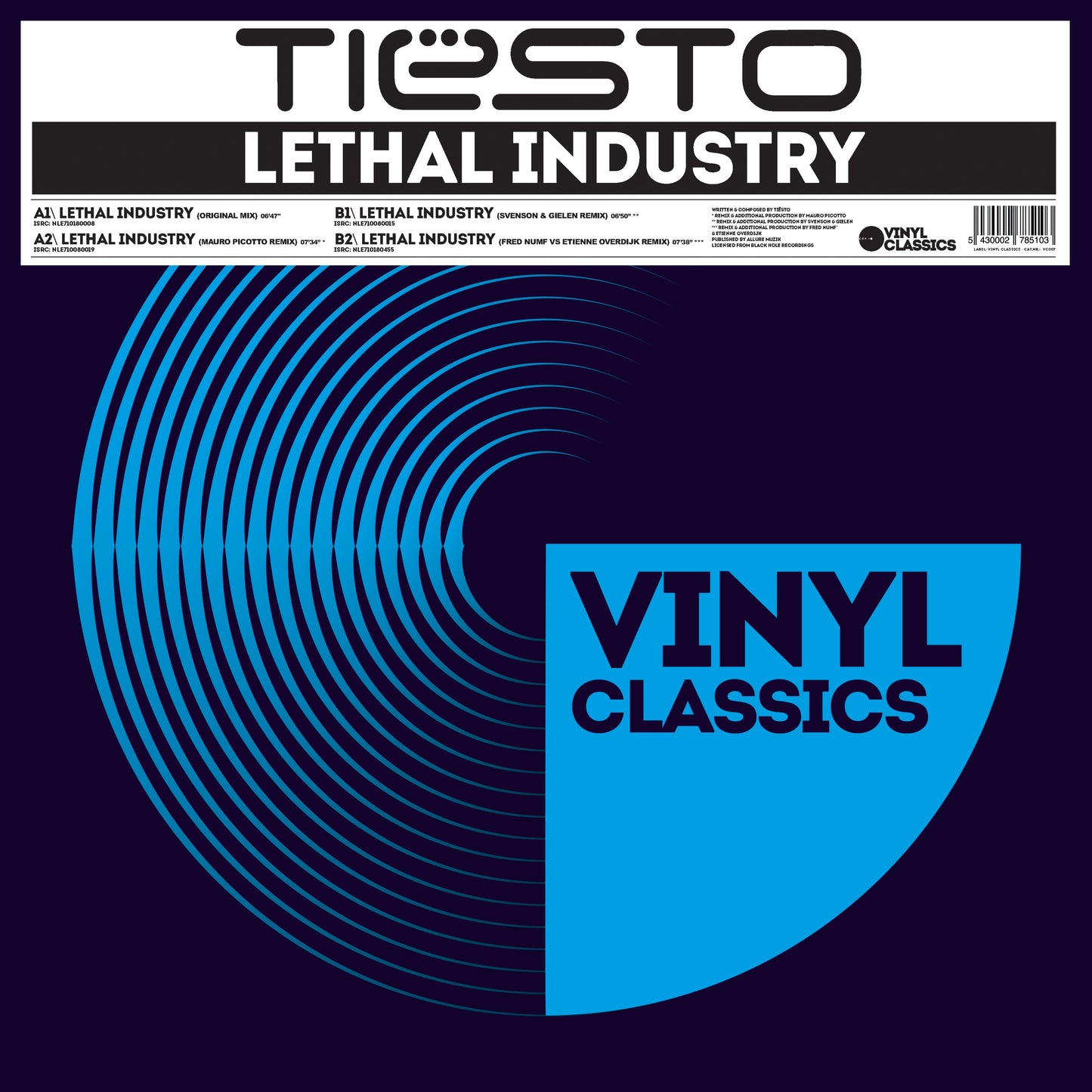 Tiësto - Lethal Industry (Vinyl)