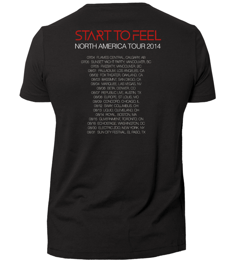 Cosmic Gate - Start To Feel Tour T-Shirt