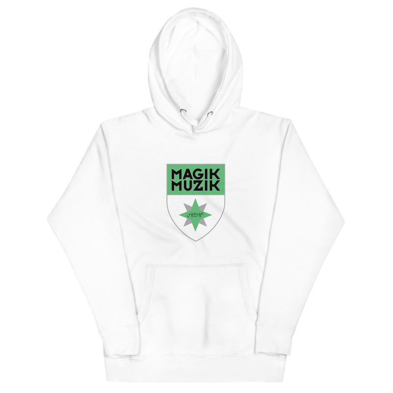 Magik Muzik logo green Hoodie
